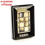 Зажигалка Zippo Metal Design Gold Dust made in USA (№5079)