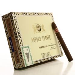 Подарочный набор Arturo Fuente Curly Head Deluxe Maduro (в коробке 25 штук). Connecticut Broadleaf 6(1/2)*43 Lancero/Panatela (№2172)
