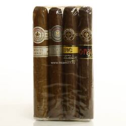 Подарочный набор Montecristo (в наборе 4 штуки). 6*52 Toro. Рейтинг 91.91.93.94. Номер 9 в 2014 году (№2288)