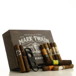 Подарочный набор King №4 of robusto (22 штуки). Двойной резак для сигар (№2331)