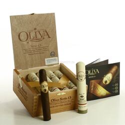 Подарочный набор OLIVA Serie ‘O’(в коробке 10 штук). Habano 5*50 Robusto Tubos. Рейтинг 94. №11 2013 года (№2464)