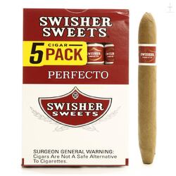 Подарочный набор  Сигариллы со сладким ароматом Swisher Sweets Perfecto (5 сигарилл). Habano 5*41 Cigarillos. (№532)
