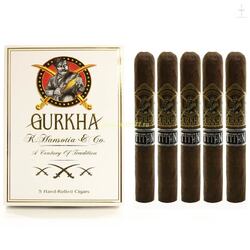 Подарочный набор GURKHA Titan (5 штук) Costa Rican 6(1/5)*56 Gordo (№577)
