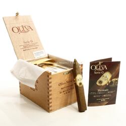 Подарочный набор OLIVA Serie 'G' (24 штуки) Cameroon 5*52 Belicoso. Рейтинг 92. №11 2006 года (№766)
