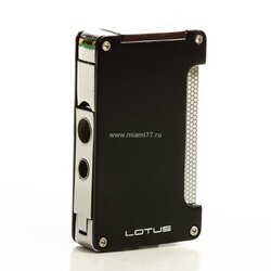 Лазерная зажигалка из углеродистого волокна с пробойниками Lotus 3-Eleven Laser Torch Lighter (№777)