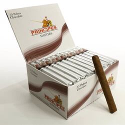 Подарочный набор с ароматом шоколада La Aurora Principes Palma Chocolate (в коробке 50 штук). Cameroon 5(1/2)*42 Corona Gordo (№886)