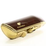 Подарочный набор COHIBA brown. Зажигалка с пробойником плюс резак для сигар (№976)